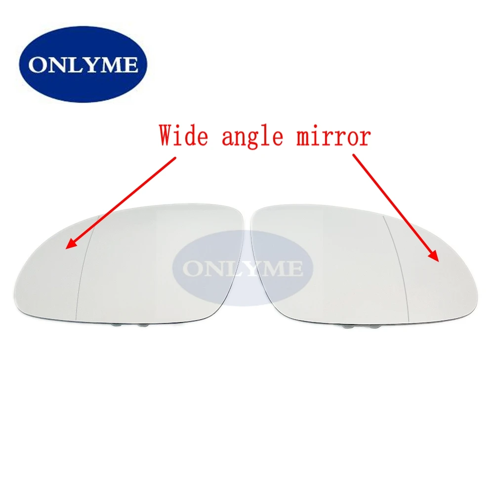 Car Wide Angle Heated Mirror Glass For VW Golf  Mk5 2003 2004 2005 2006 2007 2008 2009 Eos Jetta Sharan Passat B6 ( 2006-2009 )