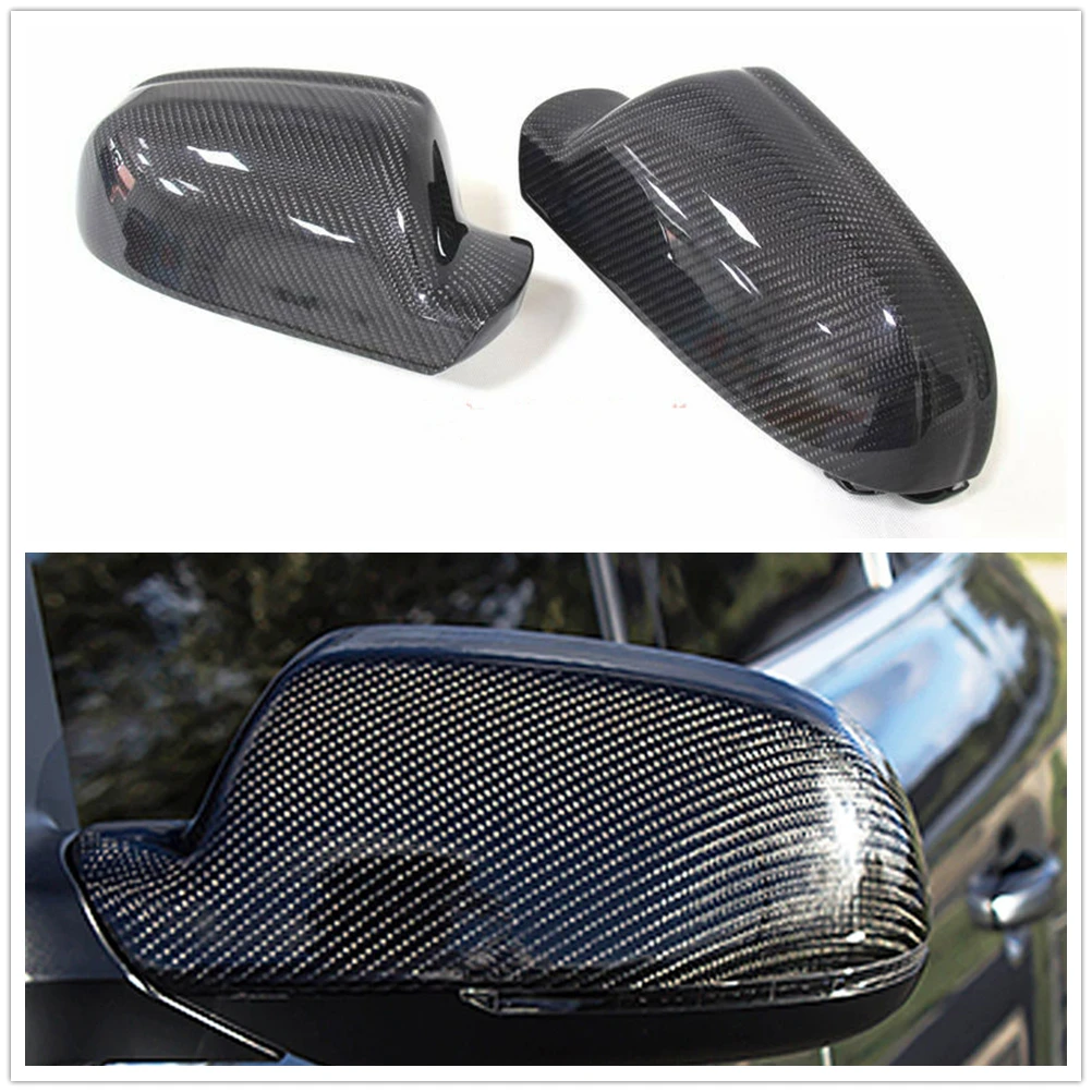 

For Audi A4 B8.5 S4 2013-2016 A5 S5 2010-2016 A3 8P 2010-2013 RS3 RS4 RS5 Carbon Fiber Rear View Mirror Cover Replacement Caps