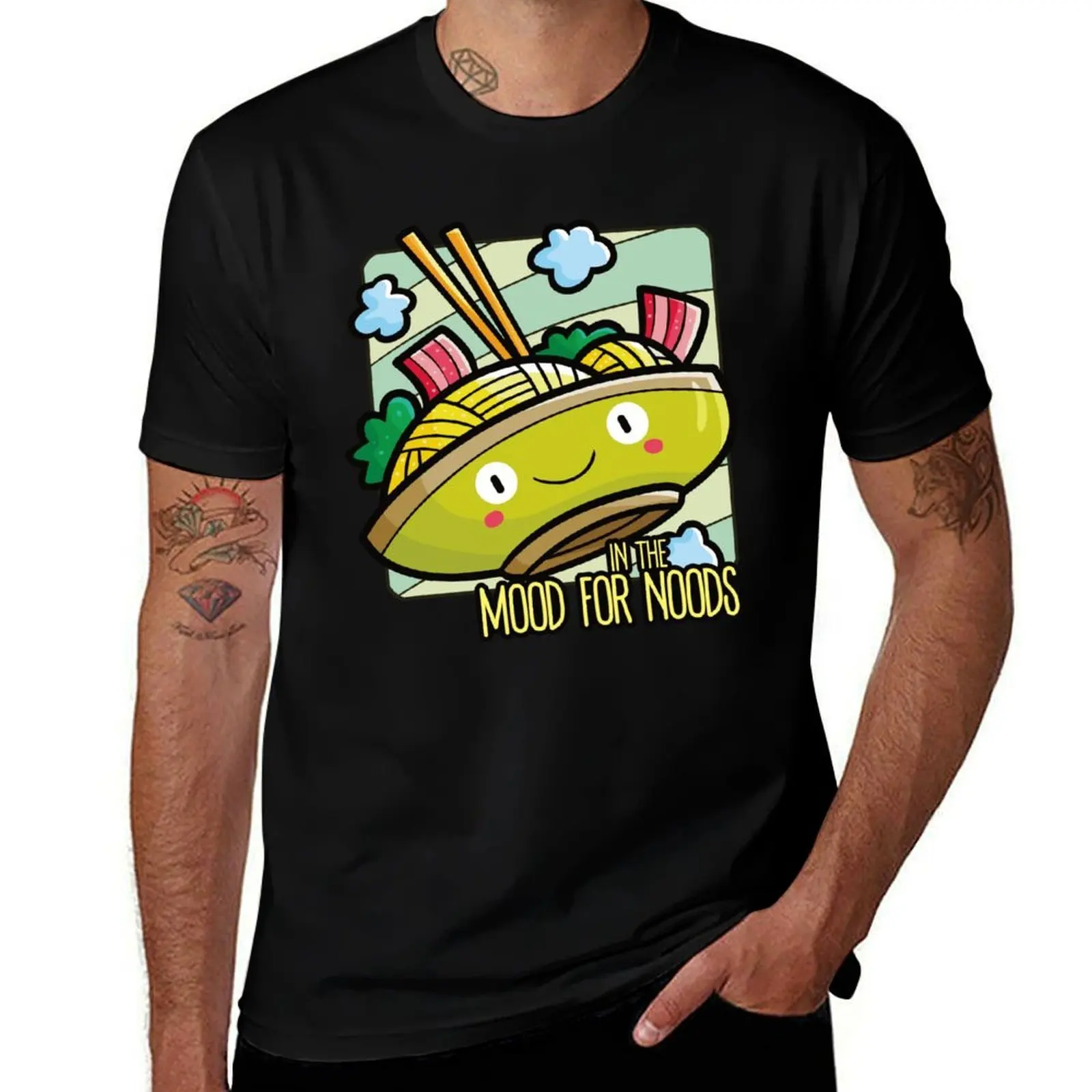 

In The Mood for Noods T-Shirt oversized t shirt graphic shirts fashion shirts fruit of the loom mens t shirts