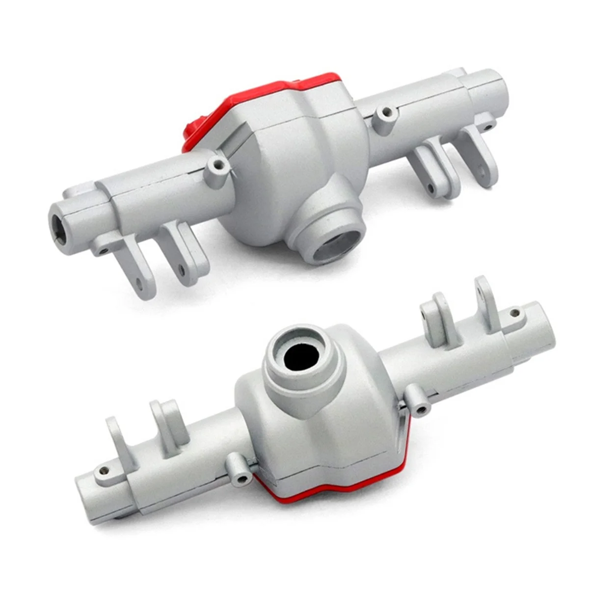 A48U Kit guscio di montaggio anteriore e posteriore per aggiornamento in metallo per modello MN 1/12 MN128 MN86 G500 RC Aggiornamenti parti di automobili Argento