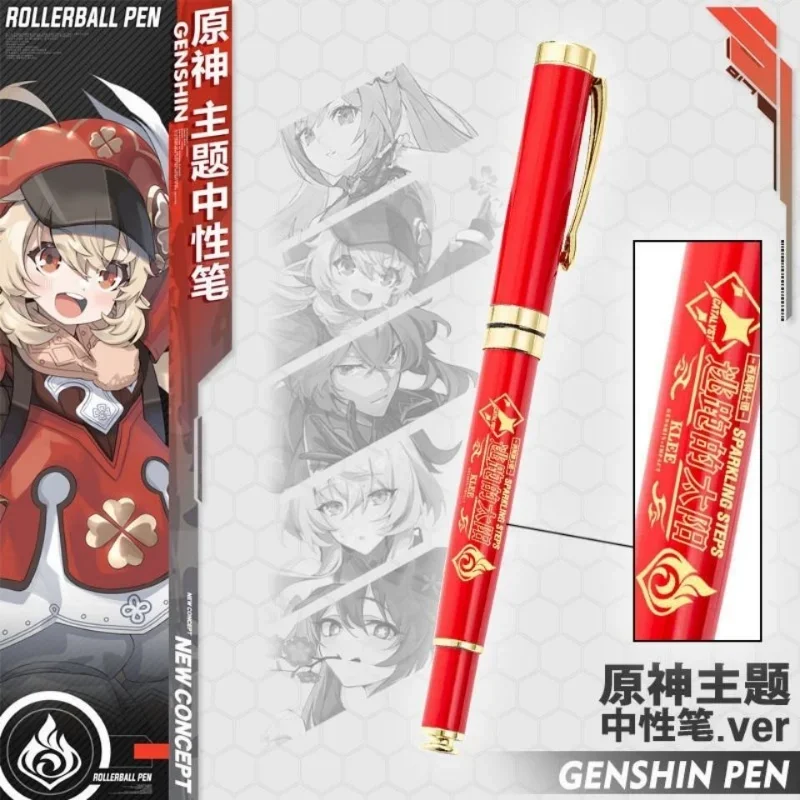 korean stationery cute pens  Genshin Impact Game Genshin Impact Game Anime neutral pen kawaii gel pens