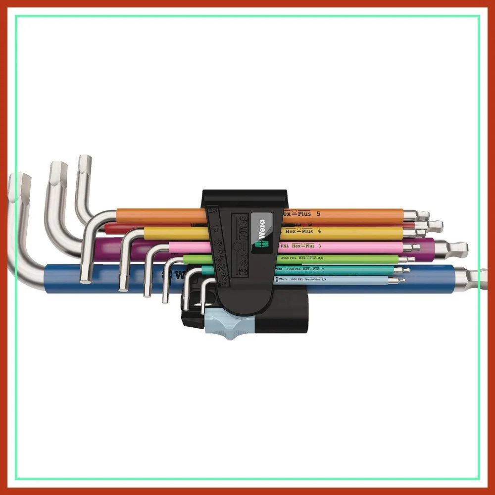 

L-Key Set 3950 Spkl/9 SM Metric Stainless Steel Hex Key Set 9-Piece