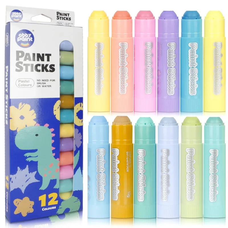 Schnelltrocknende fluoreszierende Wachsmalstifte: DIY wasserbasierte Gouache-Sticks für Fensterkunst und Ei-Tempera