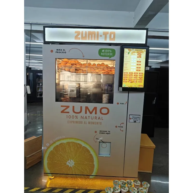 2026 New Self Service Orange Juice Vending Machine Smart Commercial Juice Machine Customized