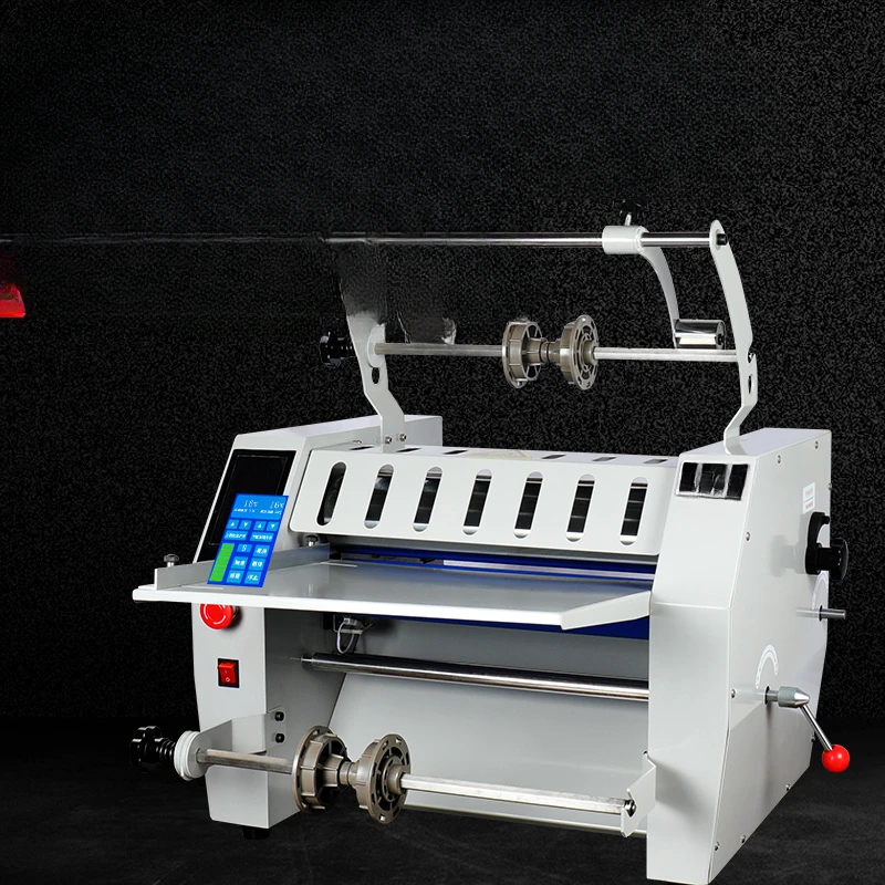 Touch screen automatic laminating machine a3 desktop large steel stick intelligent hot laminating machine