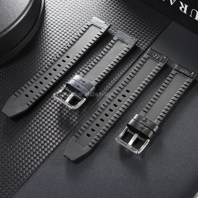 Ремешок из натуральной кожи 20 мм 22 мм для Seiko, винтажный ремешок для часов из воловьей кожи, быстросъемный универсальный сменный браслет, спортивный браслет