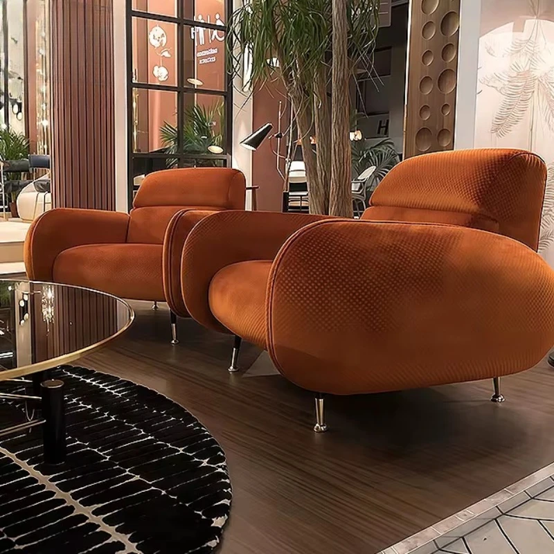 Unique design living room sofa chair modern velvet lounge chair luxury furniture