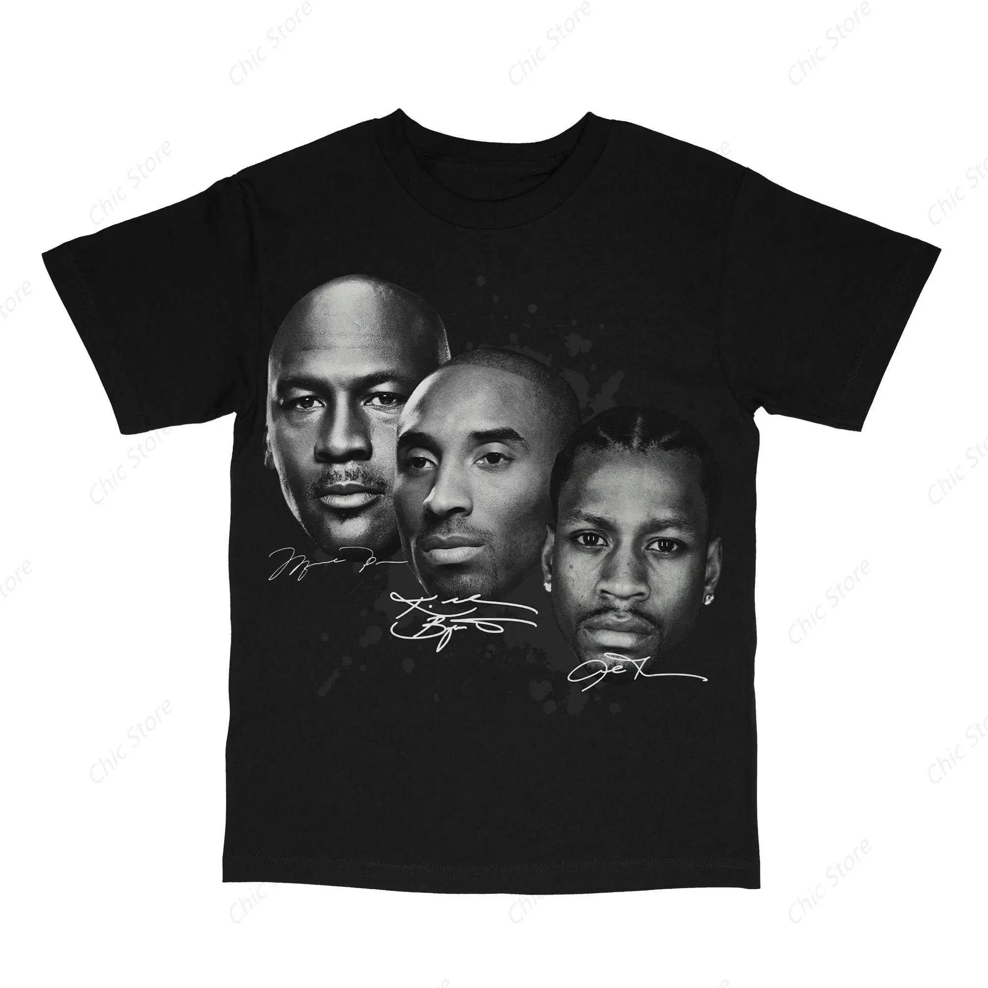 Legends of The Court: M-Mamba Streetwear Inspired Vintage T-Shirts Fashion Cotton O-Neck Short Sleeves Mens Clothing for Casual