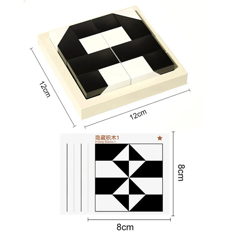 DIY Geometric Shape Puzzles Brinquedos para Crianças, Montessori, Pensamento Lógico, Treinamento, Blocos de Construção, Jogos de Tabuleiro, Brinquedos Educativos, Presentes