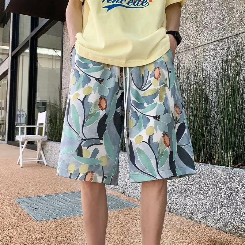 

Свободные мешковатые мужские короткие брюки с карманами, широкие пляжные мужские шорты на шнурке, новинка без логотипа, лето Xxl Bulk Xl