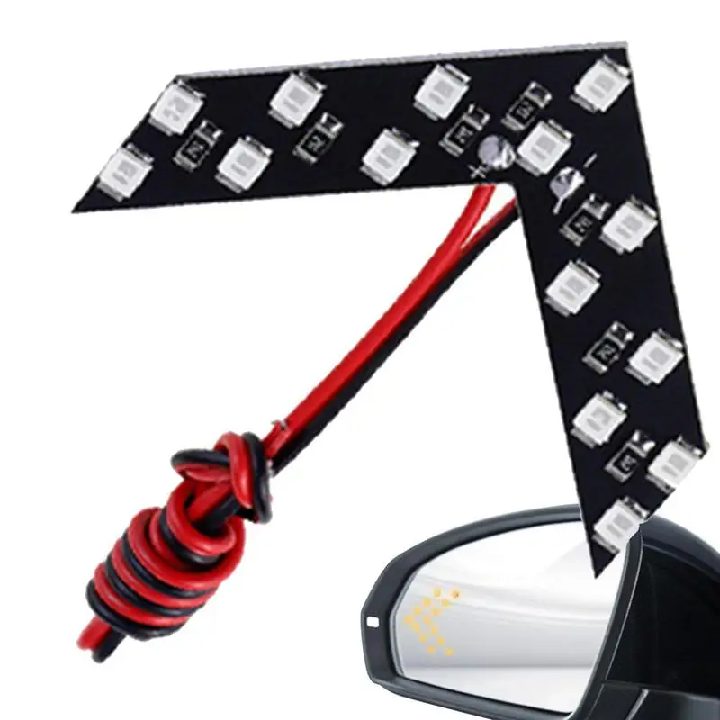 

Mirror Indicator Lights Concealed Style Car Rearview Mirrors Turn Signal 12V LED Rear Turn Signal 50000h Universal 6500k