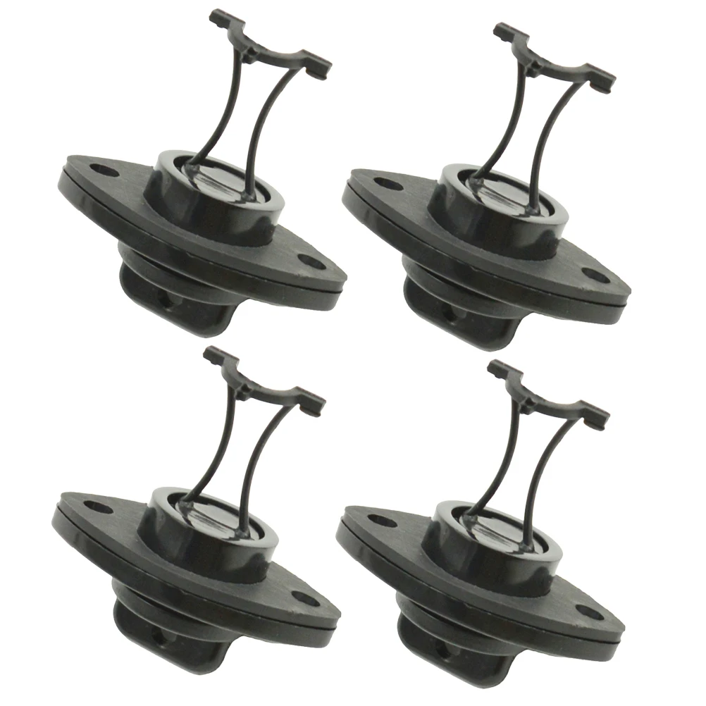 

4Pcs Marine Drain Plug Kit Universal Black Thread Bung Stop Water Infiltration Kayak Boat Accessory Boat Drain Plug