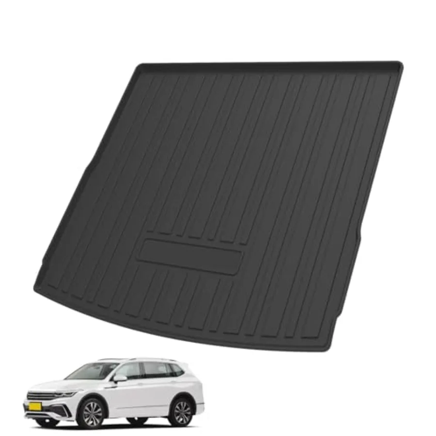 

Custom Fit for Cargo Liner 5 and 7 Seat Behind The 2nd Row - TPE All Weather Heavy Duty Waterproof Rear Cargo Tray Trunk Floor