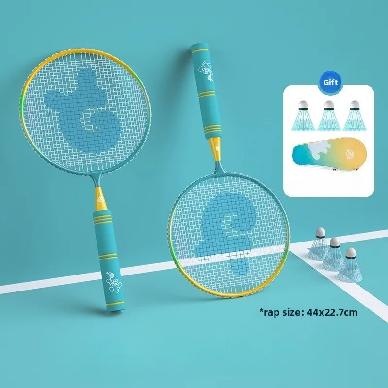 

New 1 pair of children's tennis badminton racket set Outdoor sports Family game toys Children's badminton racket