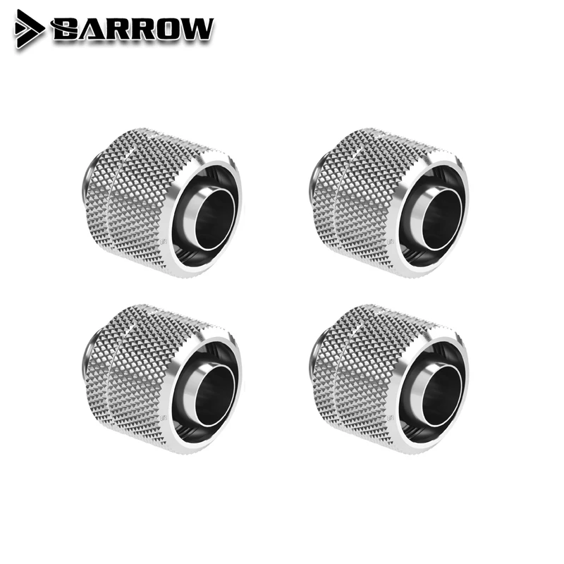 Barrow 4PCS  G1/4“ 10X13MM,10X16MM Hose Tube Hand Compression Fittings ,Soft Pipe Extend Connector For Computer Case ,THKN-3/8