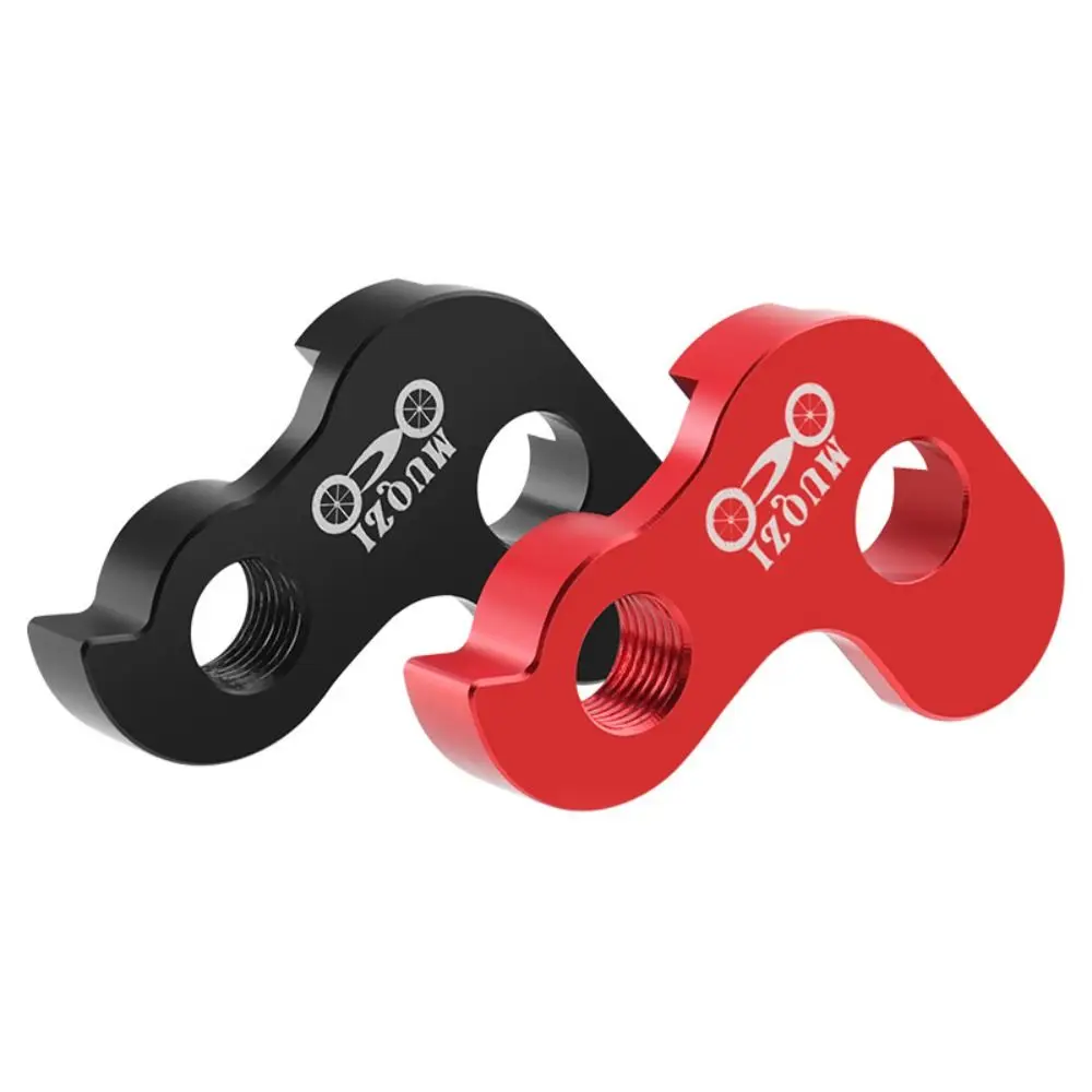 

Durable Aluminum Alloy Rear Derailleur Tail Hook Black Red Lightweight Rear Derailleur Hanger Outside 3 Speed Hanger Extension