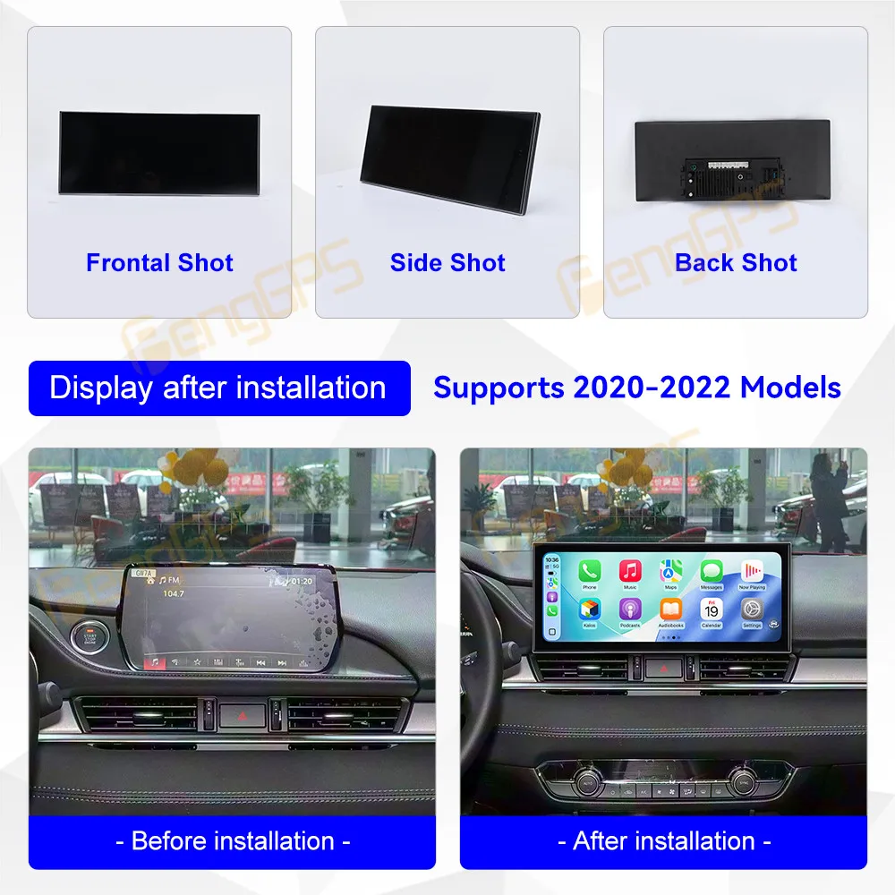 15.8'' For Mazda 6 2020 2021 2022 Android Touch Screen CarPlay Multimedia Player GPS Navi Head Unit Qualcomm Car Radio WIFI