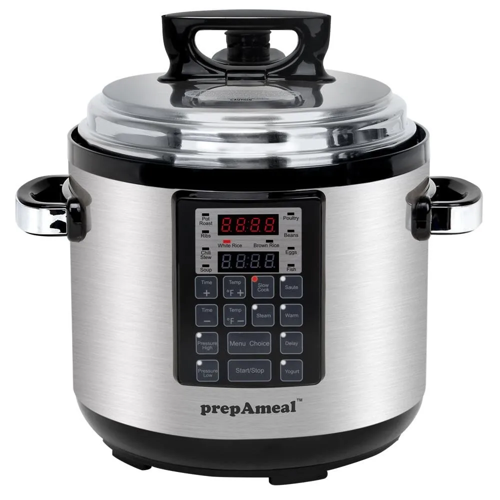 

9-in-1 Electric Pressure Cooker 6QT Multi-Functional Programmable Non-Stick