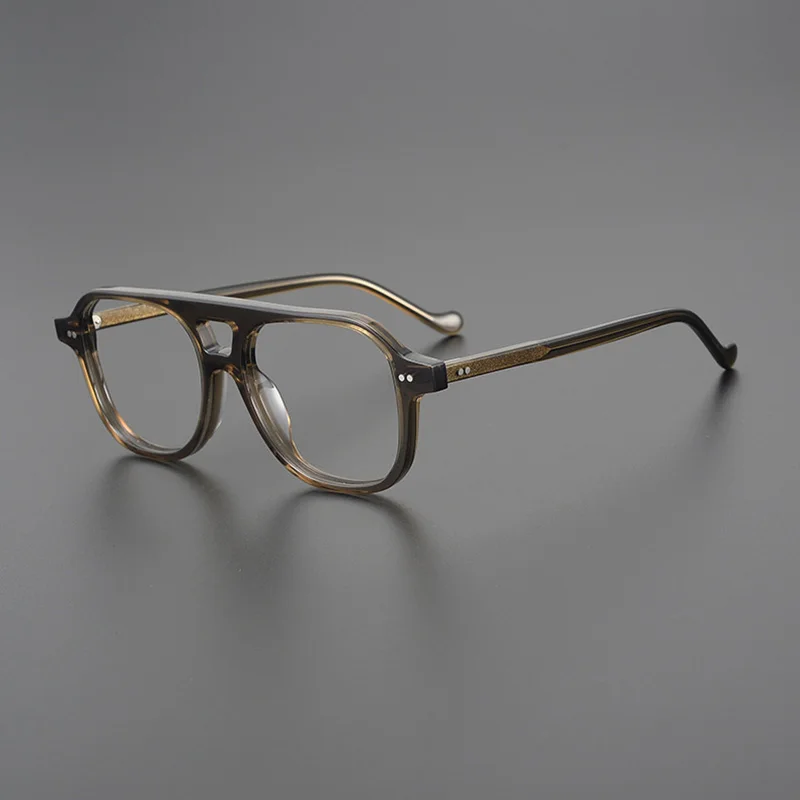 Black Tortoise Myopia Glasses Male Women Vintage Acetate Square Eyeglasses Frame Men -100 125 150 175 200 Anti Blue Reflection