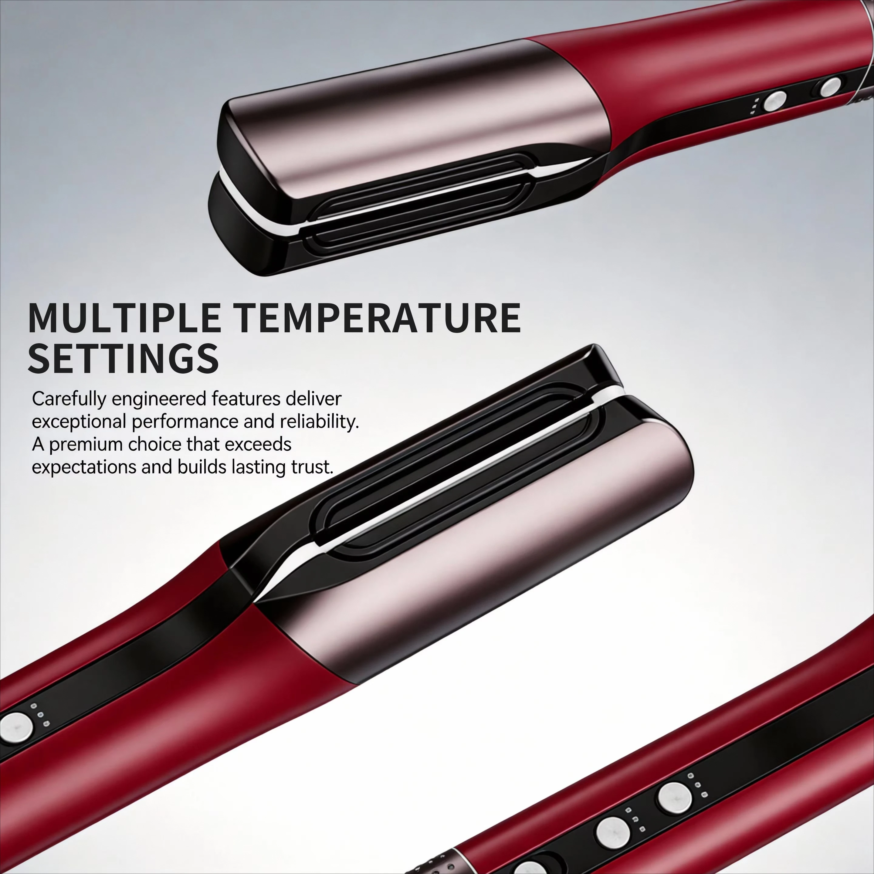 Wet/Dry Air Straightener, Flat Iron, Stainless Steel Teeth, PTC Plate, LED Airstyler, Hair Blower Dryer, Multi Styler for Hair