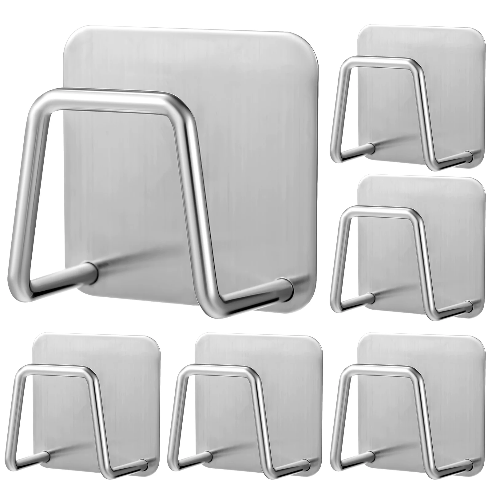 

Adhesive Sponge Holder Sink Organizer Rack Kitchen Coat Hanger Drain Storage Stainless Steel Premium 304 Metal Racks