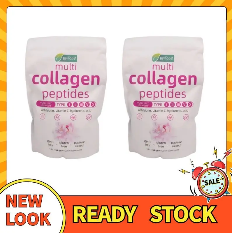 

【BIYODE】 1 кг, коллагеновый порошок, коллагеновые пептиды, Colageno Marino Hidrolizado 100, качество, Colá Fisk en polvo