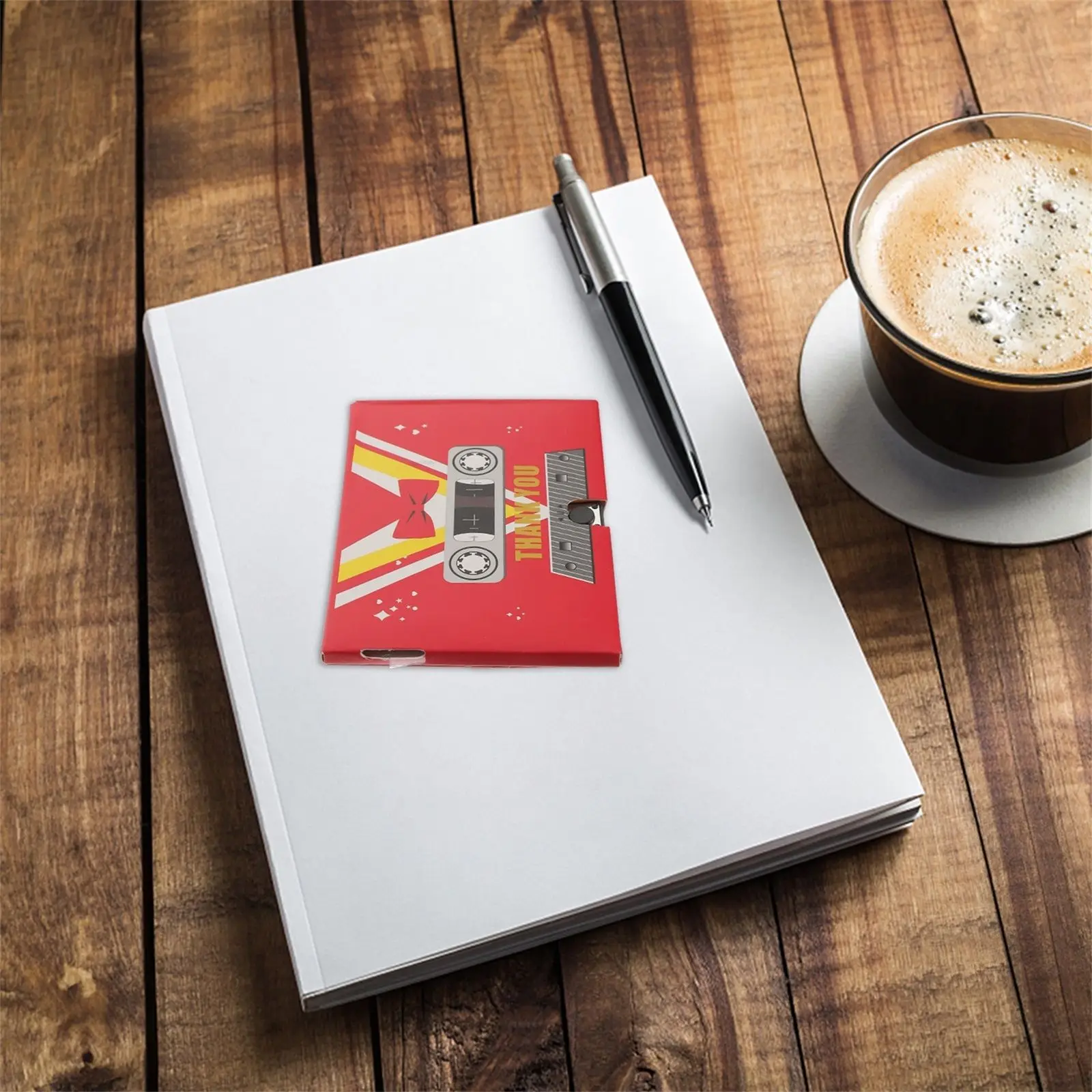 Kartu Rekaman Pita Musim Kelulusan Selamat Tulisan Tangan Kertas Pesan Ucapan Lulusan