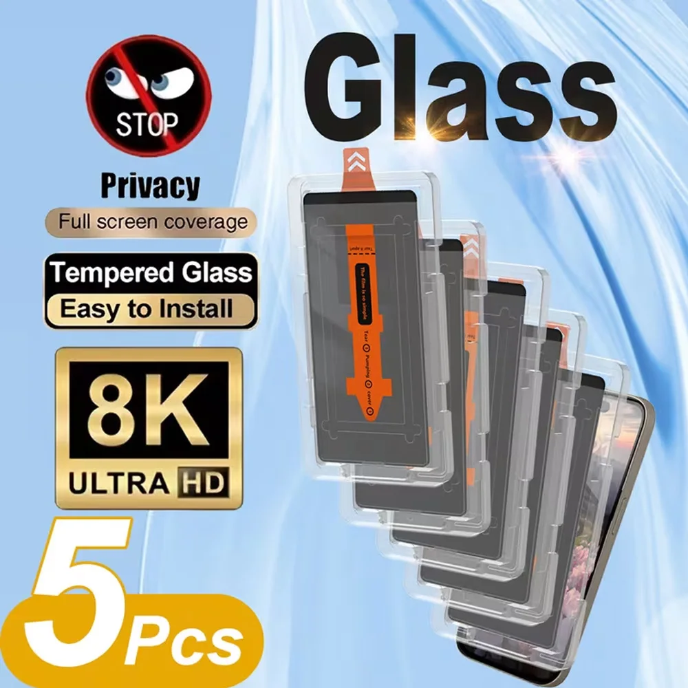 

5PCS Privacy Screen Protectors For Redmi Note 14 4g 5g Note 14 13 Pro 15C Note 12 Pro Note15 10 11 Pro 11S 13 12S Tempered Glass