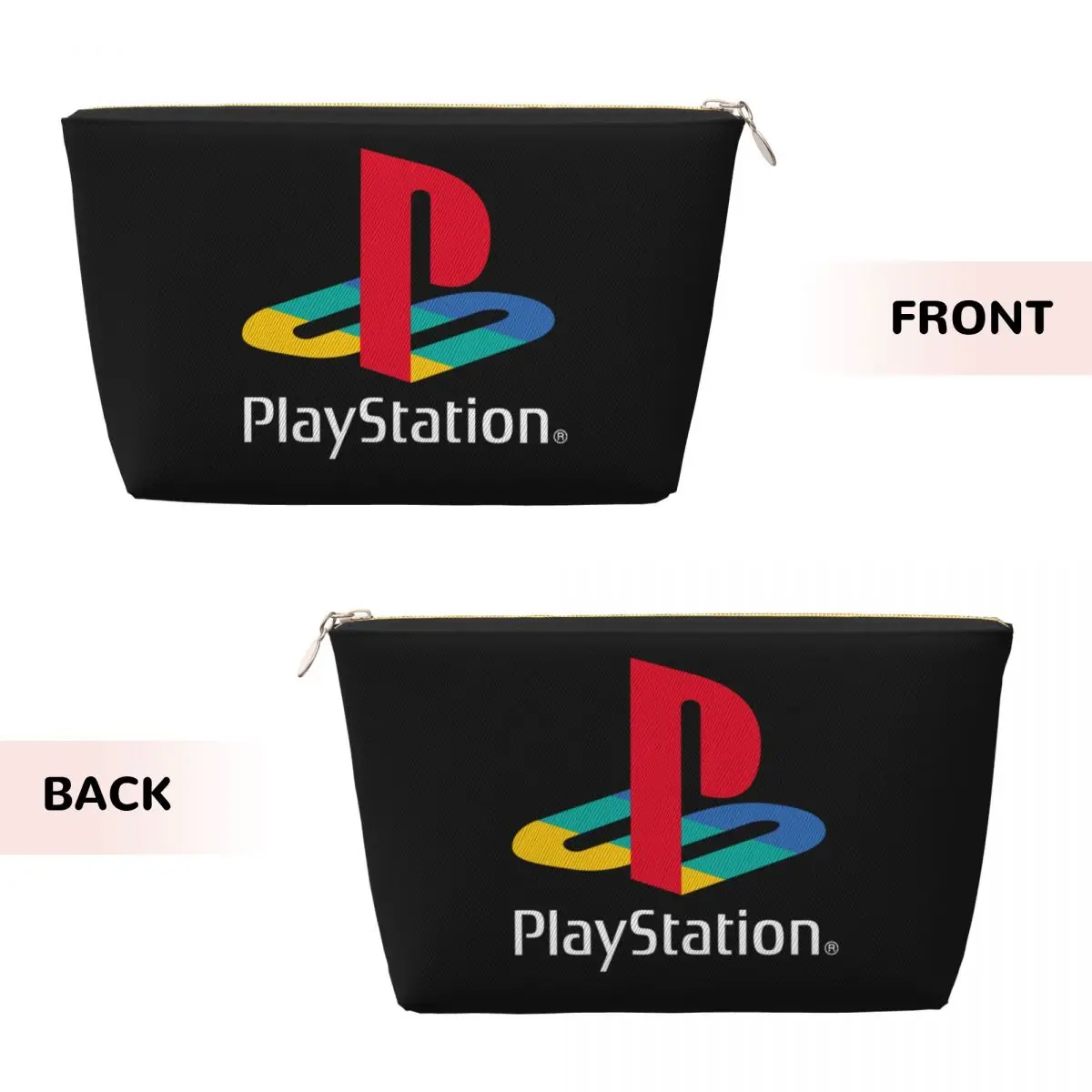 Custom Playstations Cosmetic Bag Women Cute Big Capacity Game Gamer Gifts Makeup Case Beauty Storage Toiletry Bags