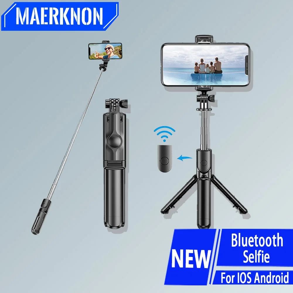 Bluetooth Selfie Stick Portable Phone Holder Extendable Mini Tripod Support Wireless Remote Control Shutter For All Smartphone