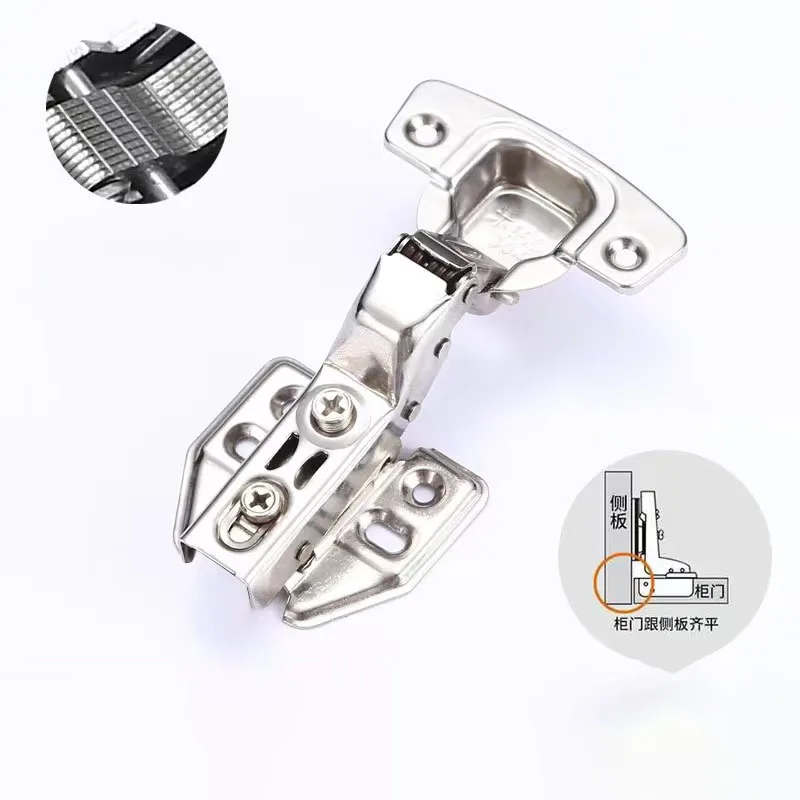 304 Stainless Steel  Hydraulic Hinge  Damper Buffer Cabinet Hinges Soft Close Furniture Hinges  Cup 35mm Hardware Accessories