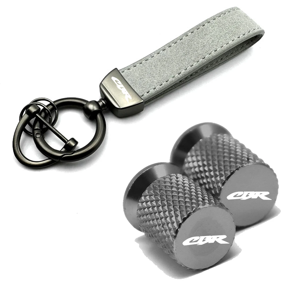 For Honda CBR600RR CBR1000RR CBR250RR CBR 600 954 1000 RR CBR 650R 500R F2 F3 F4i keychain Key Chain & tire valve caps CBR Logo