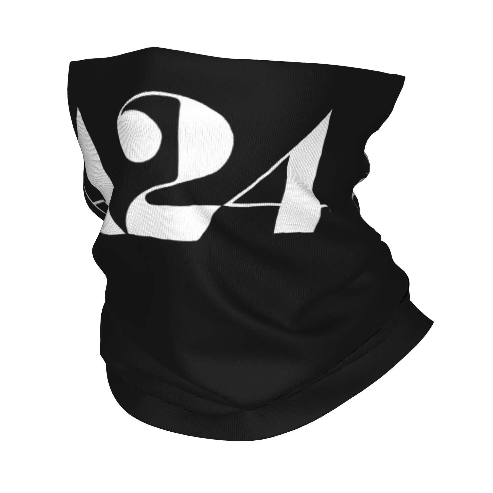 

A24 White Logo Bandana Neck Gaiter Printed Wrap Scarf Multifunction Headband Outdoor Sports Unisex Adult All Season