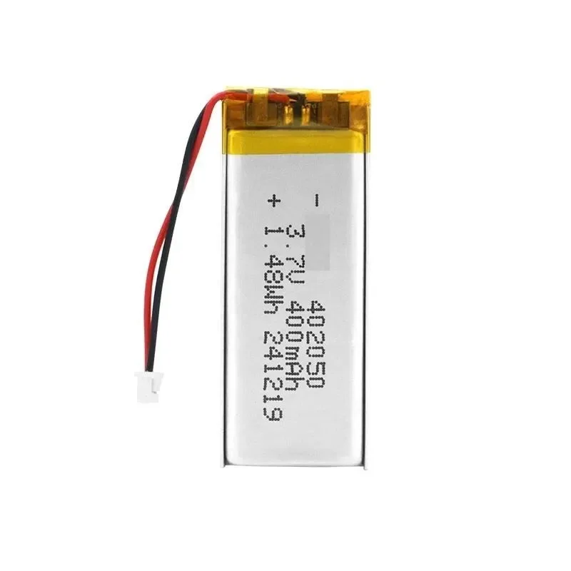 [New] for 3.7V 402050 Polymer Lithium Battery 400mAh Rechargeable Li-ion Cell for Smart Toy Wardrobe Light Scanning Pen Long
