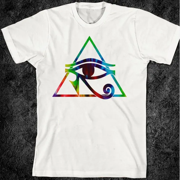 Egyptian T-Shirt Hieroglyphics Kemet Pharoah Ankh King Tut Eye Of Horus new tee