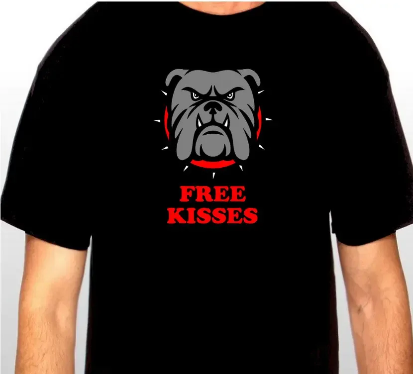 メンズ半袖プリントTシャツ,原宿トップ,フリーキス,ブルドッグ,ベビー服,プリントされたファッションブランド,ベストセラー