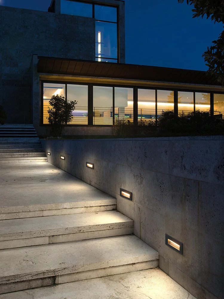 

Staircase foot light, hallway foot light, villa garden light, outdoor waterproof corner light, staircase step light