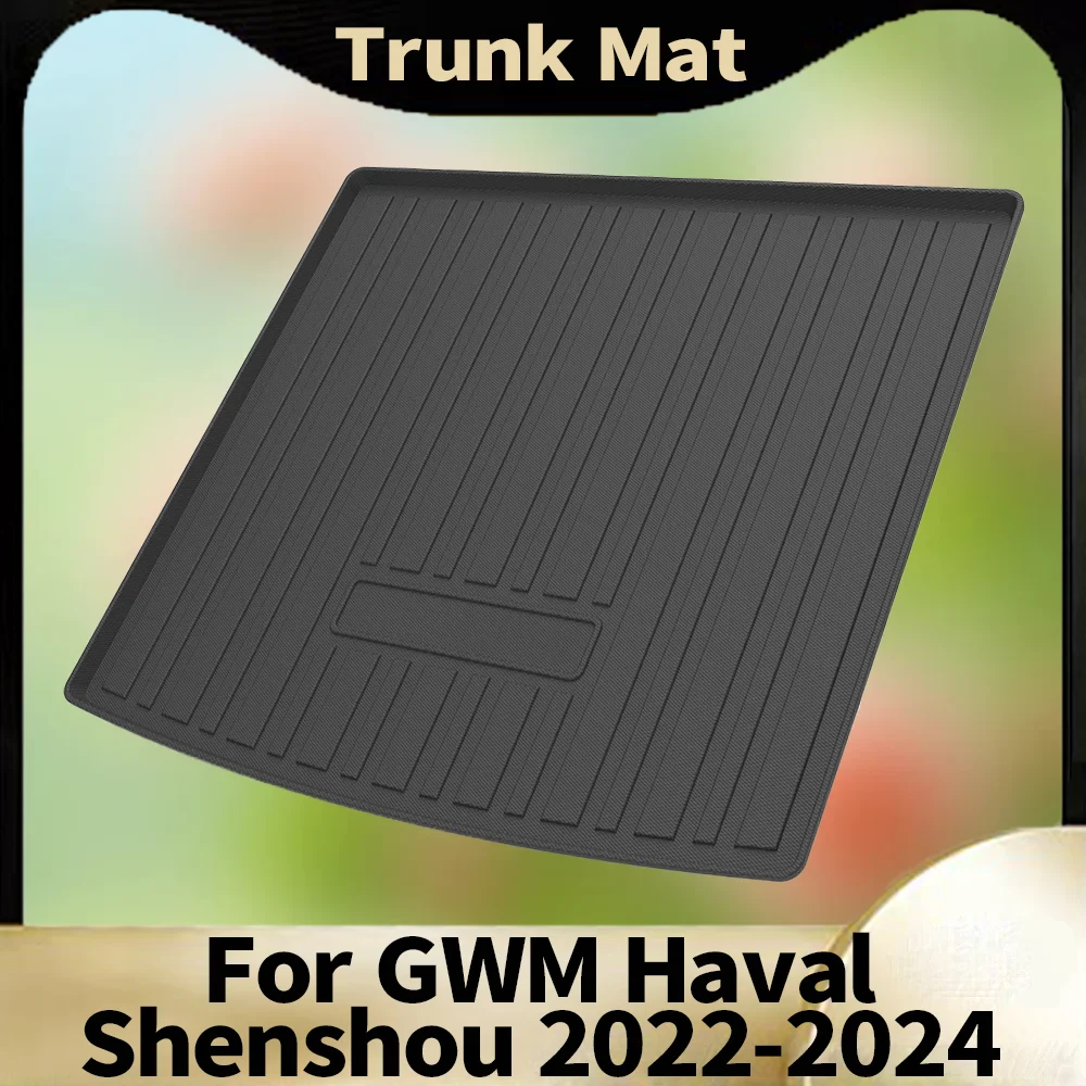 

For GWM Haval Shenshou 2022-2024 Auto Car Cargo Liner All-Weather TPE Non-slip Trunk Mat Waterproof Tray Trunk Carpet Accessory