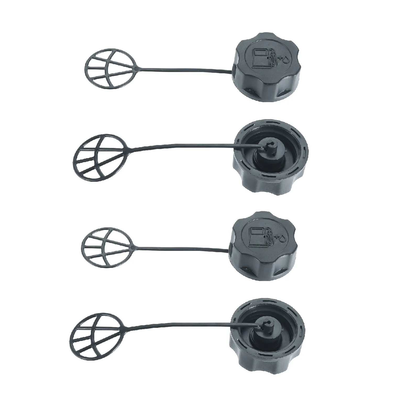 4pcs/set Fuel Tank Caps For 33CC 43CC 52CC CG330 CG430 CG520 BC430 BC520 Brushcutter Strimmer Trimmer Grass Brush Cutter Replace
