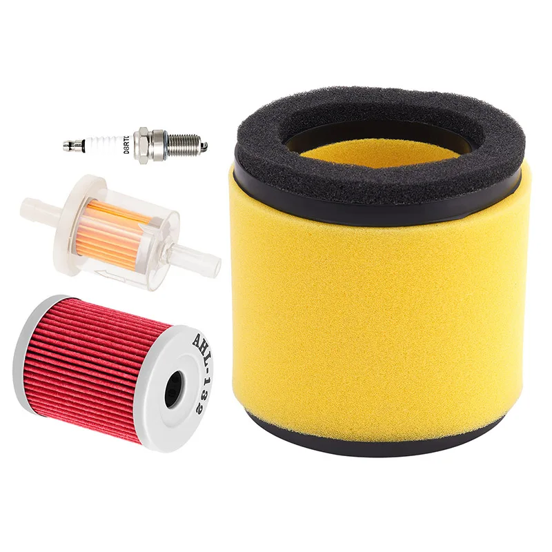 Motorcycle  Air Filter & Oil Filter & Fuel Filter & Spark Plug 11*11*10 CM For Arctic Cat 250 300 2x4 4x4 0470-421 0470-355 image 3