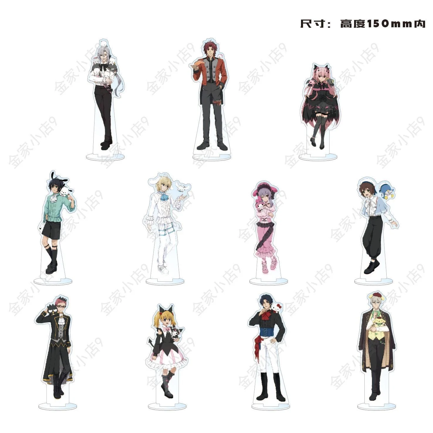 15CM Seraph of the End  hiiragi shinya Crowley Eusford Cute Game Anime Acrylic Stands Model Desk Cosplay Desktop Ornament Gifts