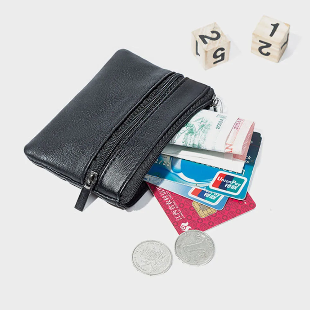 النساء الرجال محفظة نسائية للعملات المعدنية الرجال حقيبة صغيرة المحفظة تغيير المحافظ سستة أكياس المال الأطفال محافظ صغيرة جلدية مفتاح حامل أكياس Carteira