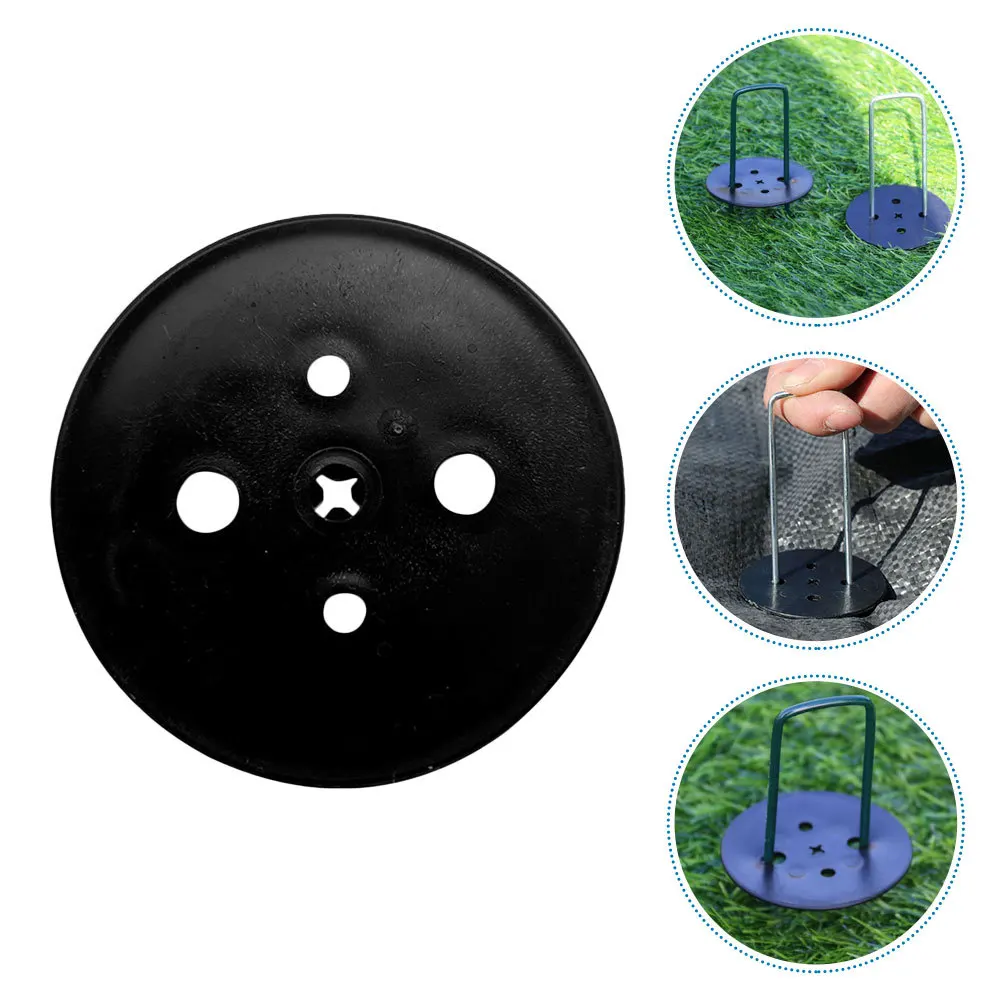 

30pcs U-Shaped Nail Washer Heavy Duty Ground Stake Gasket For Garden Fencing Camping Tent Anchors Landscape Fabric Staples Yard