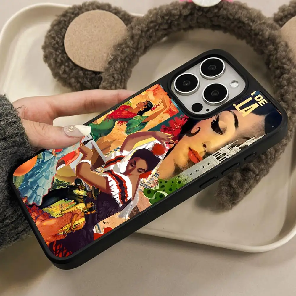 

Чехол для телефона с испанским фламенко для iPhone 17 16 15 14 13 12 11 Air Pro Max Plus, матовый, цветной, роскошный