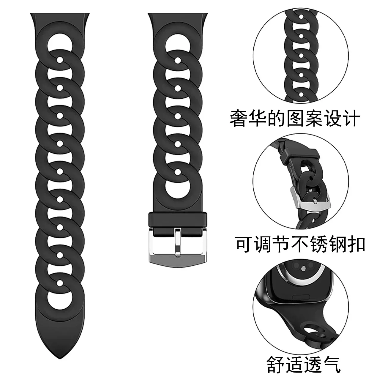 20mm 22mm Women Silicone Strap for Samsung Galaxy Watch 4 3 41mm 45mm Wrist Band Bracelet S3 42mm 46mm Active 2 Gear Watchband