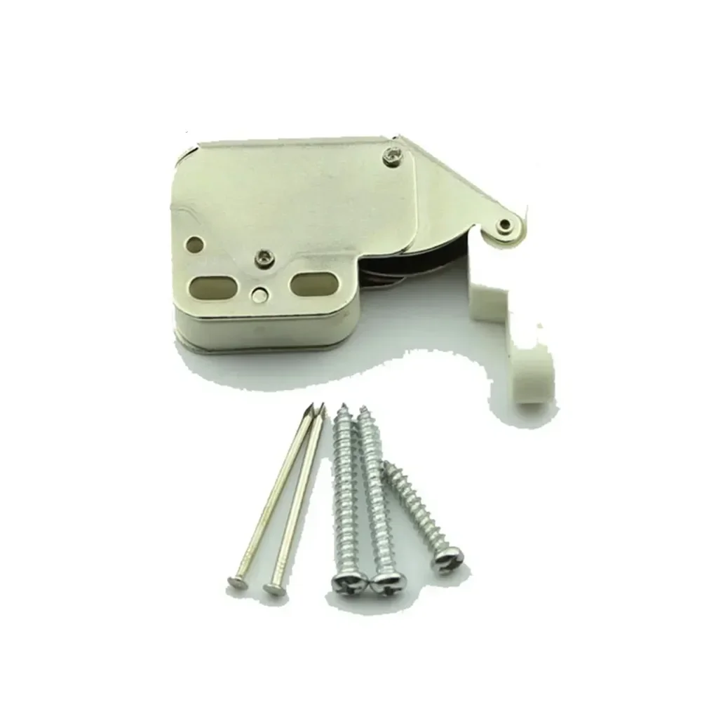 Mini Push-type Catch Latch Cabinets Lock Automatic Spring Catch Lock Bolt Furniture Security Locks Door Trunk Lock