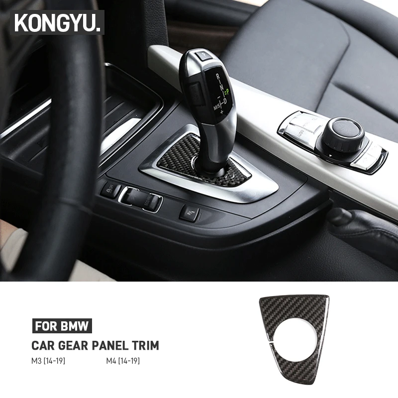 

Настоящее сухое углеродное волокно LHD RHD Автомобильная рамка переключения передач, накладка на панель, наклейка, аксессуары для интерьера для BMW M3 M4 F80 F82 F83 2014-2019