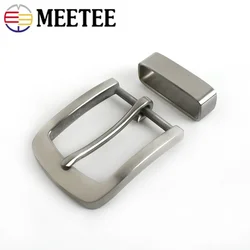 40mm Men Belt Buckles 316 Material Stainless Steel Metal Pin Buckle for Belts 38-39mm DIY Clothes Garment Decoration Accessories