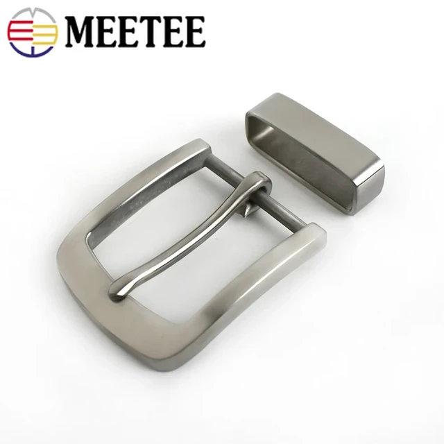 40mm Men Belt Buckles 316 Material Stainless Steel Metal Pin Buckle for Belts 38 39mm DIY Clothes Garment Decoration Accessories AliExpress