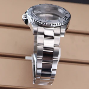 40mm Watch Case 20mm Bracelet Set Sapphire Glass For Seiko Nh35 Nh36 Nh34 Eta 2824 Miyota 8215 Movement 28 5mm